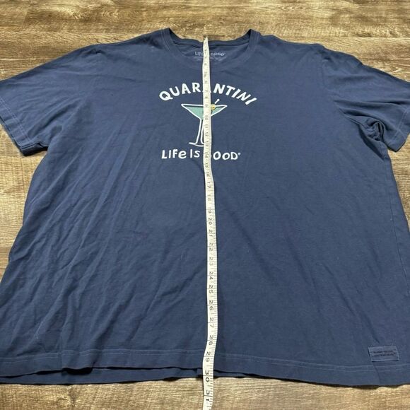 Life is Good Quarantini Cocktail T-Shirt Size XXL - Picture 4 of 8
